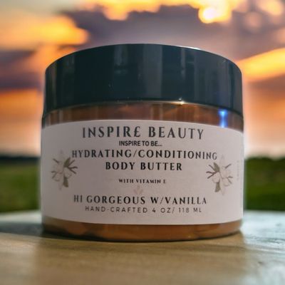 Hi Gorgeous w/Vanilla Hydrating &amp; Conditioning Body Butter Cream