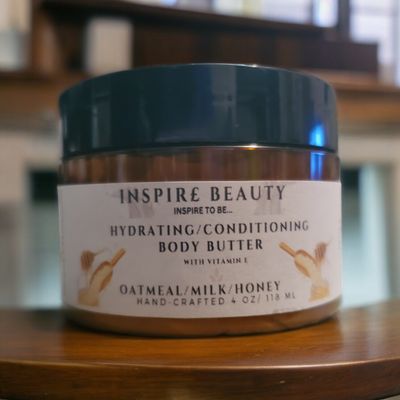 Oatmeal/Milk &amp; Honey Hydrating &amp; Conditioning Body Butter Cream