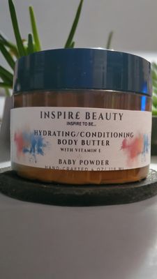 Baby Powder Hydrating &amp; Conditioning Body Butter Cream