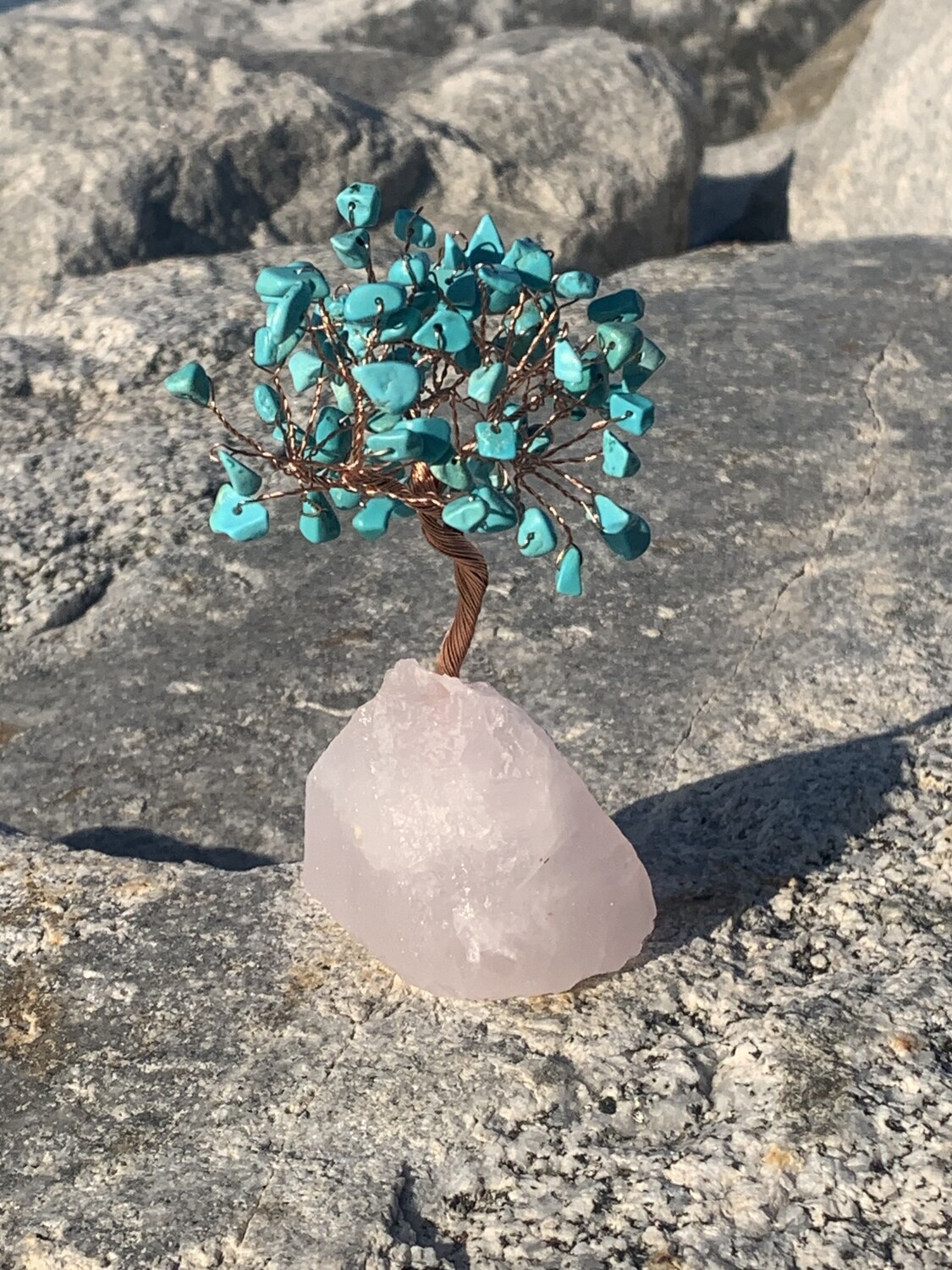 Tree of Life (Rose Quartz based Turquoise)