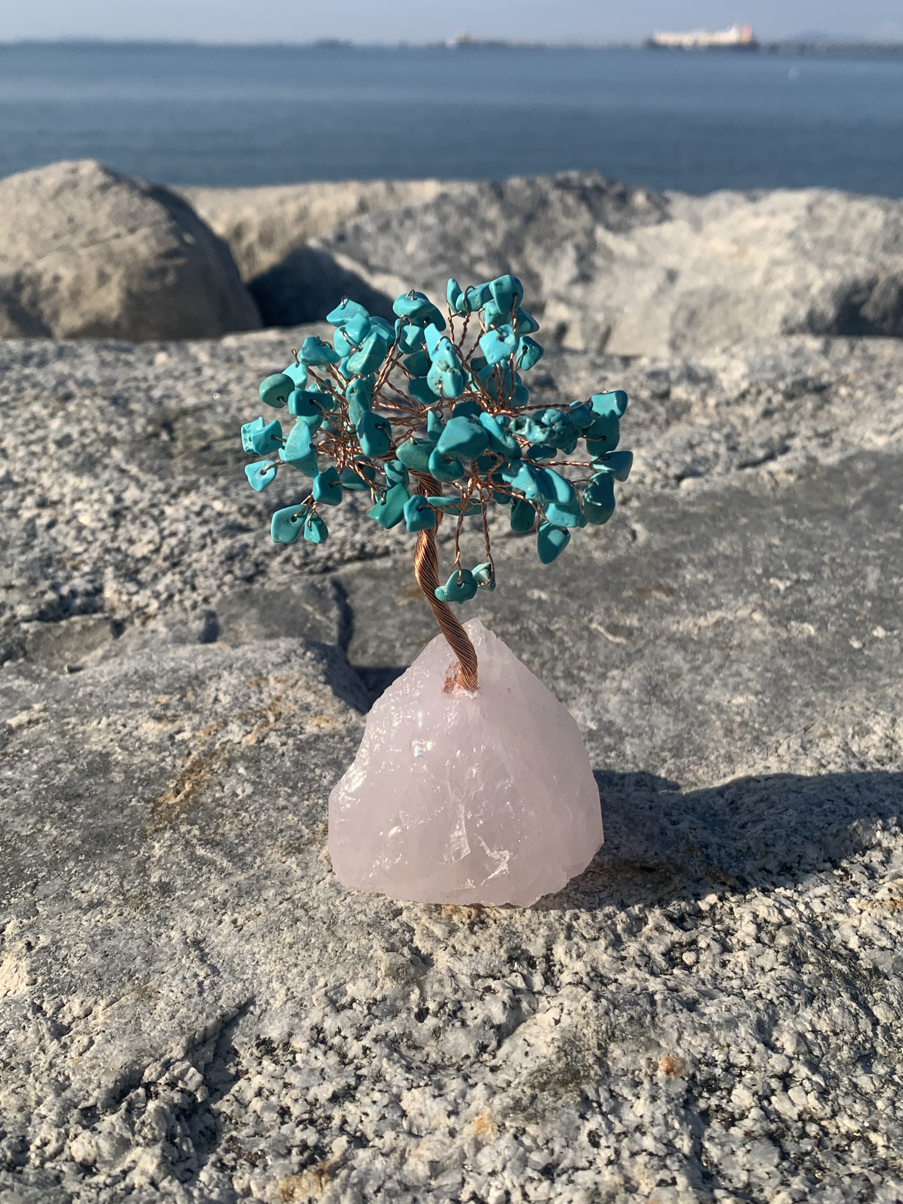 Tree of Life (Rose Quartz based Turquoise)