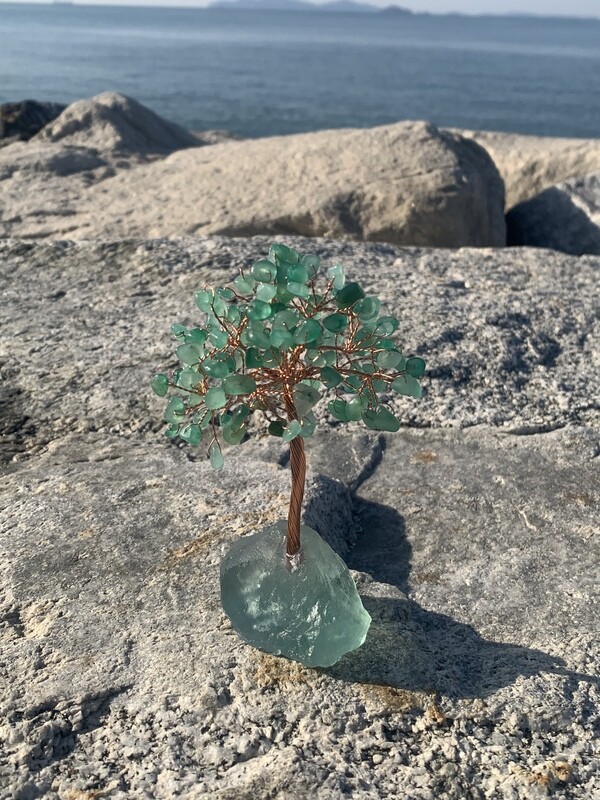 Tree of Life (Green Flourite based Green Aventurine)