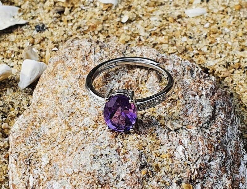 Amethyst  SIlver 925 Ring