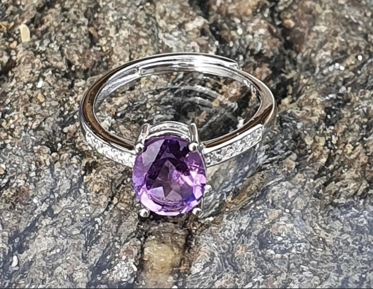 Amethyst SIlver 925 Ring