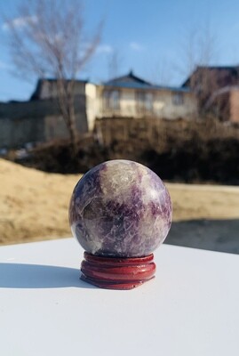 Lepidolite Sphere