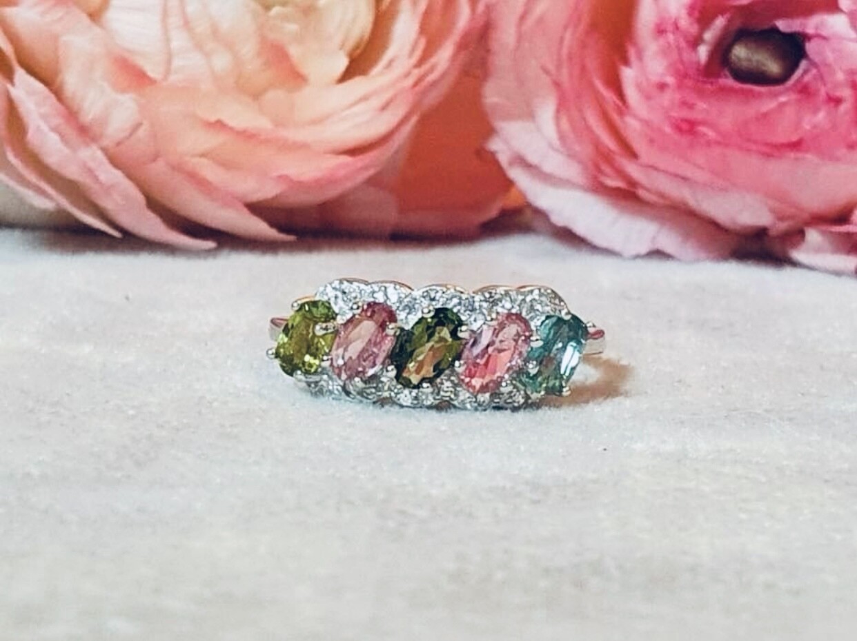 Tourmaline 925 Silver Ring
