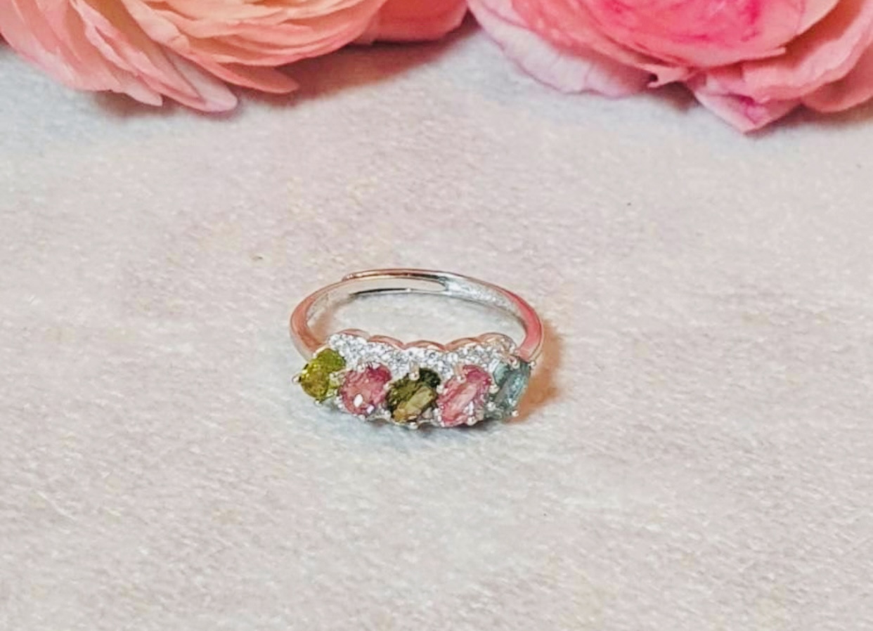 Tourmaline 925 Silver Ring