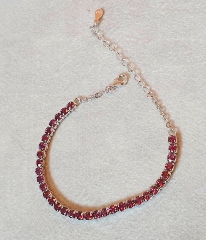 Garnet 925 Silver Collection