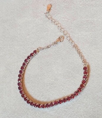 Garnet 925 Silver Collection