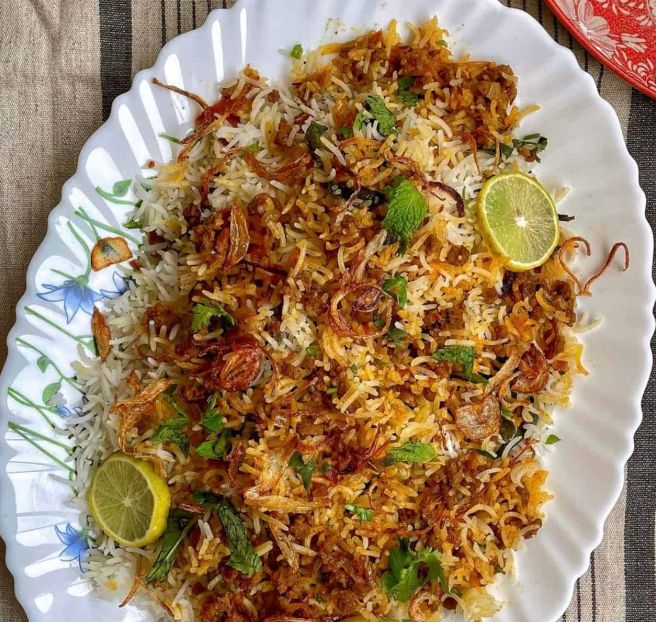Mutton Keema Biryani