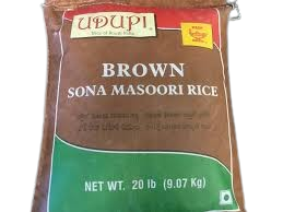 Deep Brown Sona Masori Rice 20lb