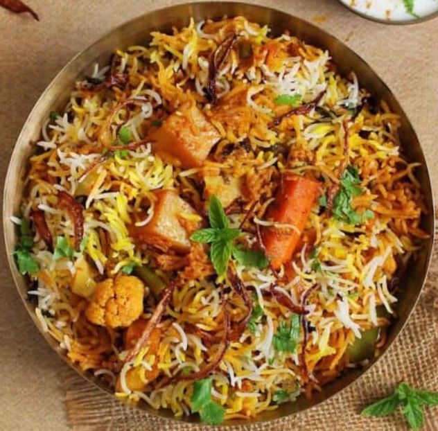 Vegetable Dum Biryani