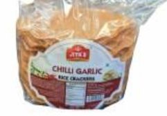 Jiya's Chilli Garlic Rice Crackers 500g