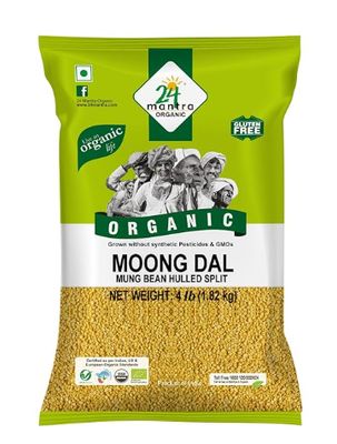 24 Mantra Organic Moong Dal 4lb