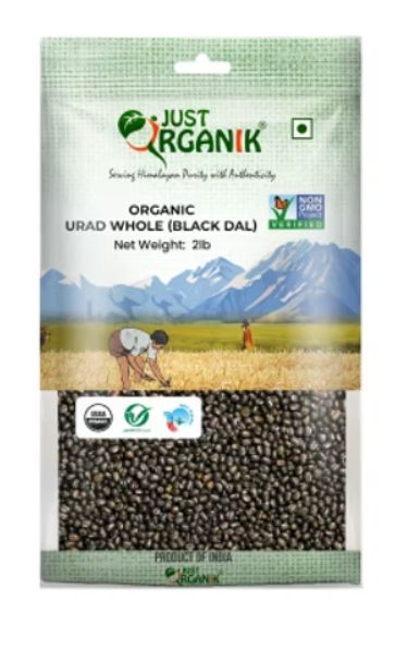 Organic Urad Black Whole 2lb