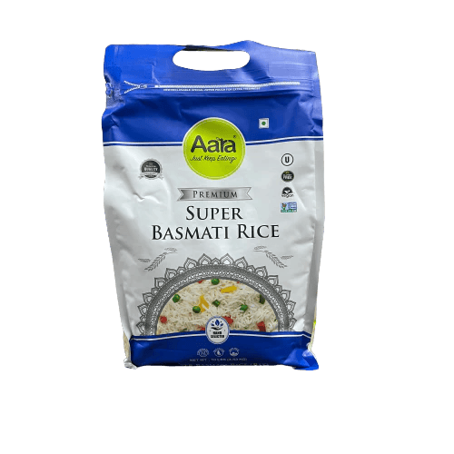 Aara Basmati Super Rice (Blue box) 10 lb