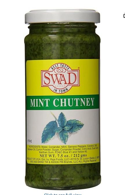 SWAD Mint Chutney 7.5oz