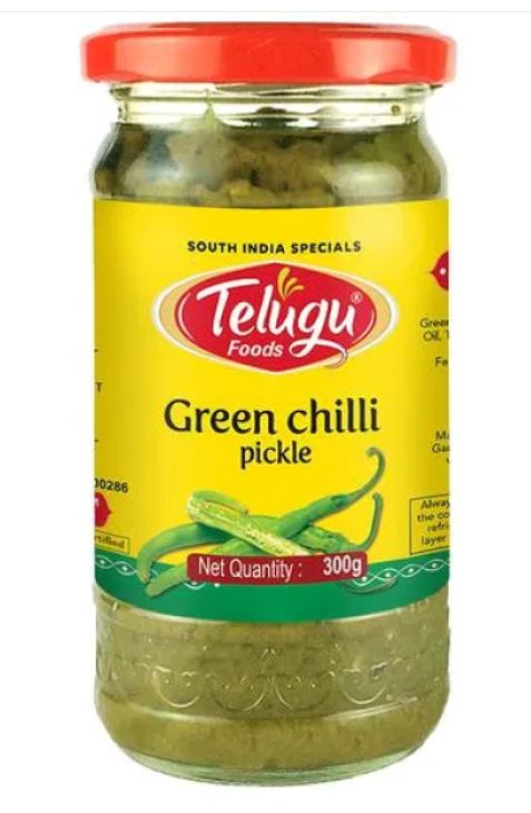 Telugu Green Chilli Pickle 300g