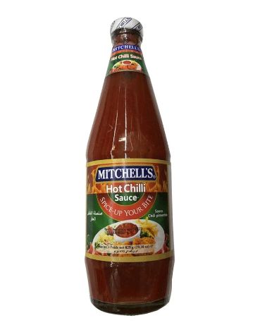 MItchelles Hot Chilli Sauce 825g