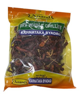 Anand Bedagi Karnataka Dry Whole Chillies 200g