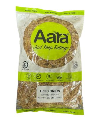 Aara Fried Onion Without Coat 400g