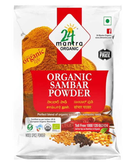 24 Mantra Organic Sambar Powder 100g