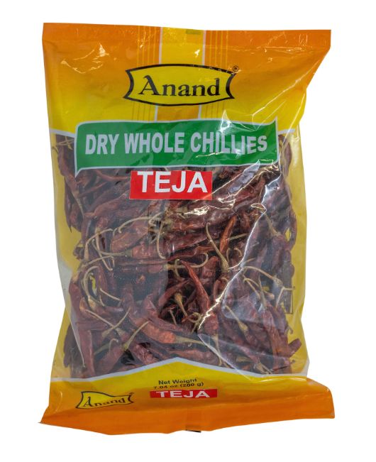 Anand Teja Dry Whole Chillies 200g