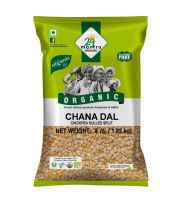 24 Mantra Organic Chana Dal 4lb