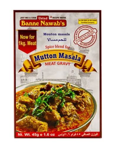 Banne Nawabs Mutton Masala 45g