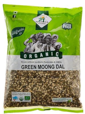 24 Organic Green Moong Dal Split 2lb