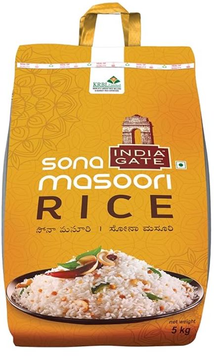 India Gate Sonamasoori Rice 5kg
