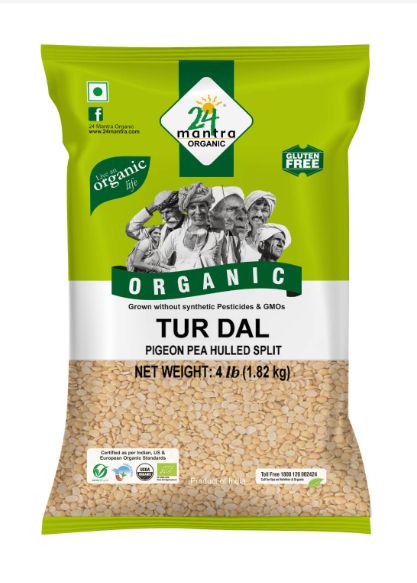 Organic Toor Dal 4lb