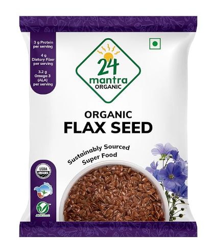 24 Mantra Organic Flax Seeds 200g
