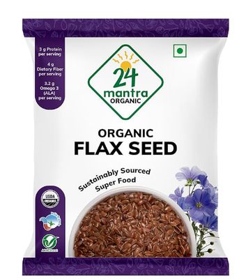 24 Mantra Organic Flax Seeds 200g