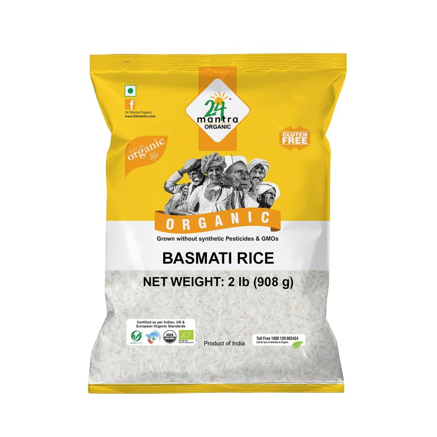 24 Organic Mantra Basmati Rice 2lb