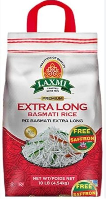 Laxmi Extra Long Basmati Rice 10lb