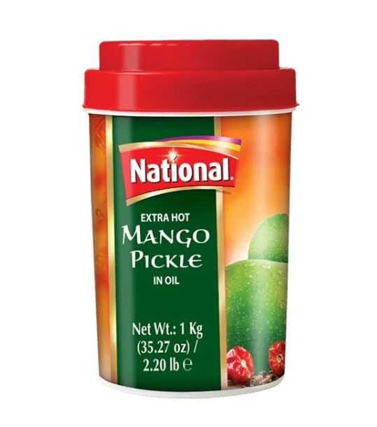 National Mango Extra Hot Pickle 1kg