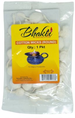 Bhakti Cotton Wicks (Round)