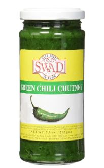 Swad Green chilli Chutney7.5oz