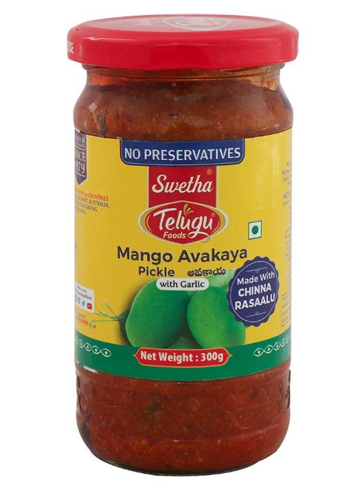 Telugu Mango Avakaya (With Garlic) 300g