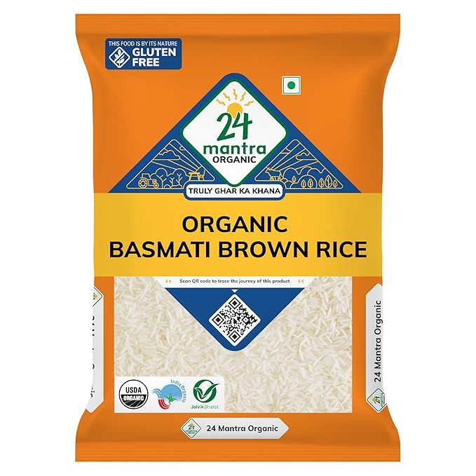 24 Mantra Organic Basmati Brown Rice 2lb