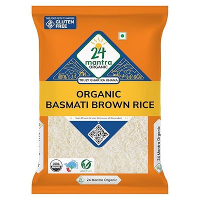 24 Mantra Organic Basmati Brown Rice 2lb