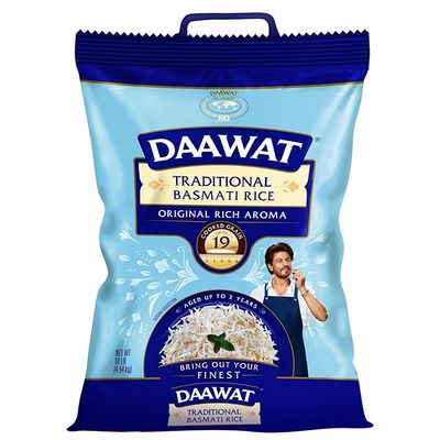 Daawat Traditional Basmati Rice 10lb