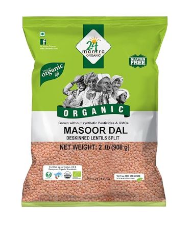24 Mantra Organic Masoor Dal 2lb