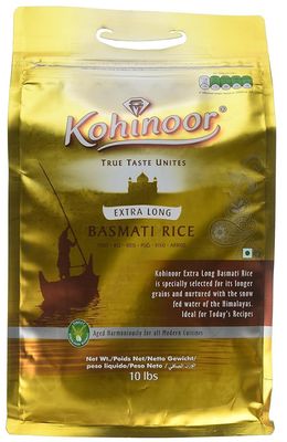 Kohinoor Gold BasmatiRice 10lb (Xtra Long)