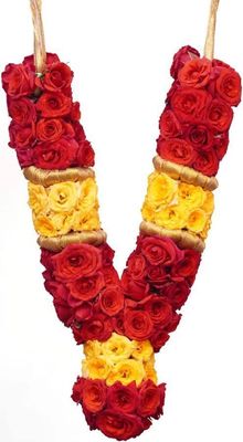 Button Rose Garland Regular (for temple)