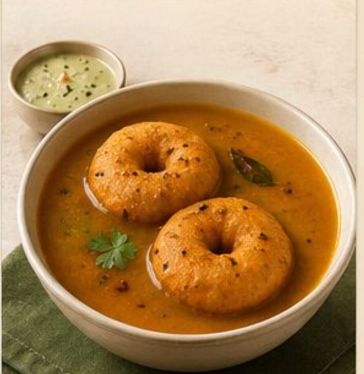 ⁠Vada Sambar Bowl (2 Vada with Sambar)