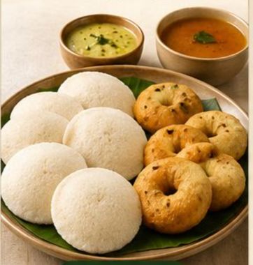 Double Combo (4 Idli, 4 Vada)