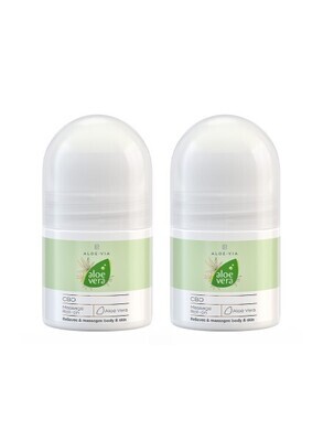 Aloe Vera CBD Roll-on για Μασάζ Σετ 2 τεμ.