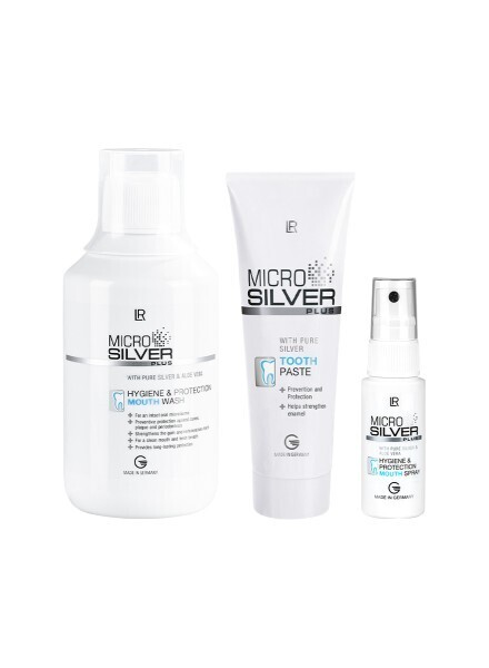 LR MICROSILVER PLUS Ολοκληρωμένο Σετ Στοματικής Υγιεινής